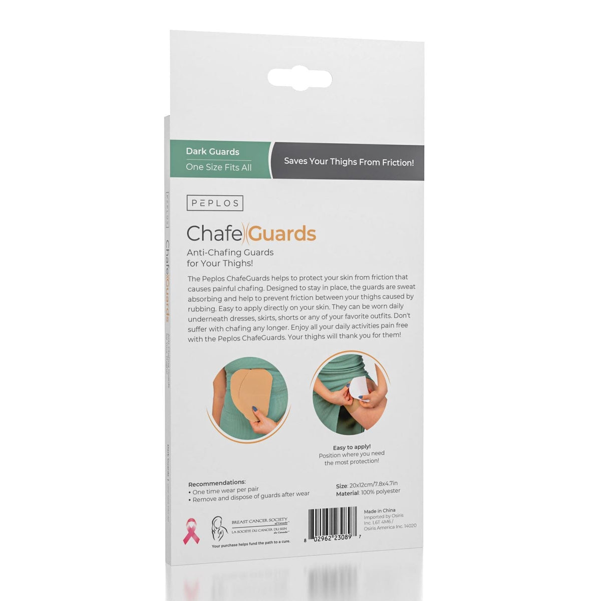 Chafe Off™, Prevents Chafing
