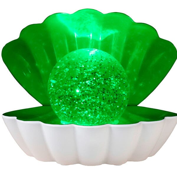 LED Color-Changing Clam Shell Glitter Lamp – Showcase