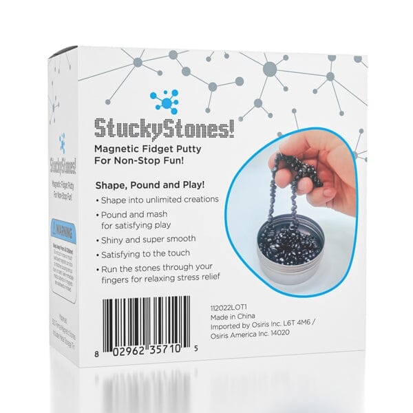 StuckyStones! | Magnetic Fidget Putty (500 Stones) Simple magazineracksdirect 