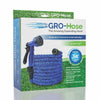 GRO-Hose BLUE | 75ft Expandable Hose With Sprayer Nozzle