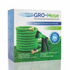 GRO-Hose GREEN | 75ft Expandable Hose With Sprayer Nozzle & Brass Valve