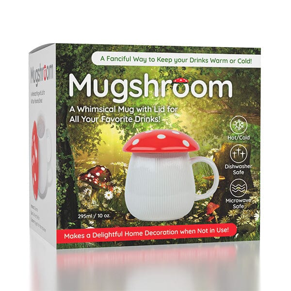 Mugshroom: Whimsical Mug w/ Lid Simple magazineracksdirect 