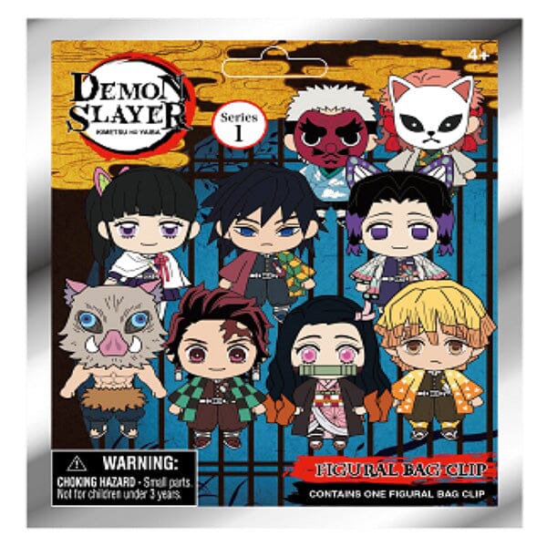 3D Demon Slayer Anime Character Clip Hanger Blind Bags (1pc) Simple magazineracksdirect 