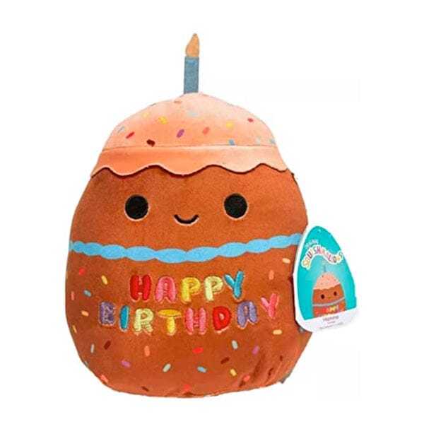 Squishmallows Super Soft Plush Toys | 8" Birthday Squad | Hanina the Chocolate Cake Simple magazineracksdirect 