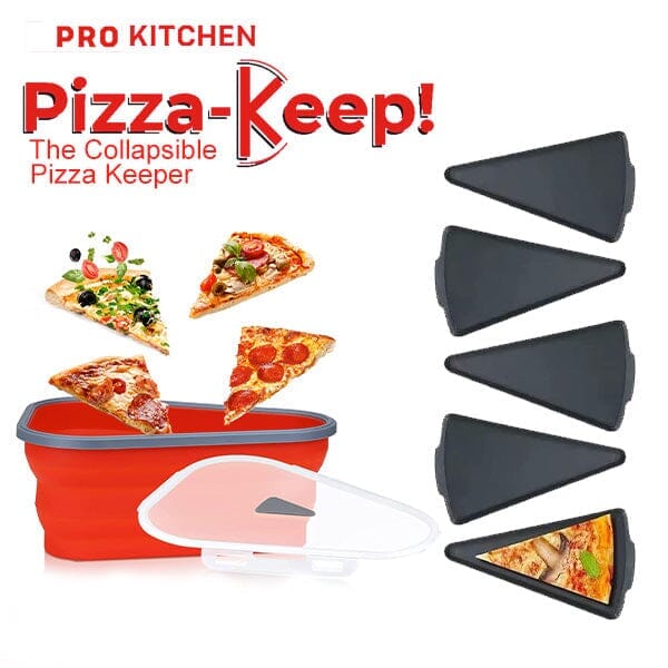 foldable triangular pizza slice container kitchen