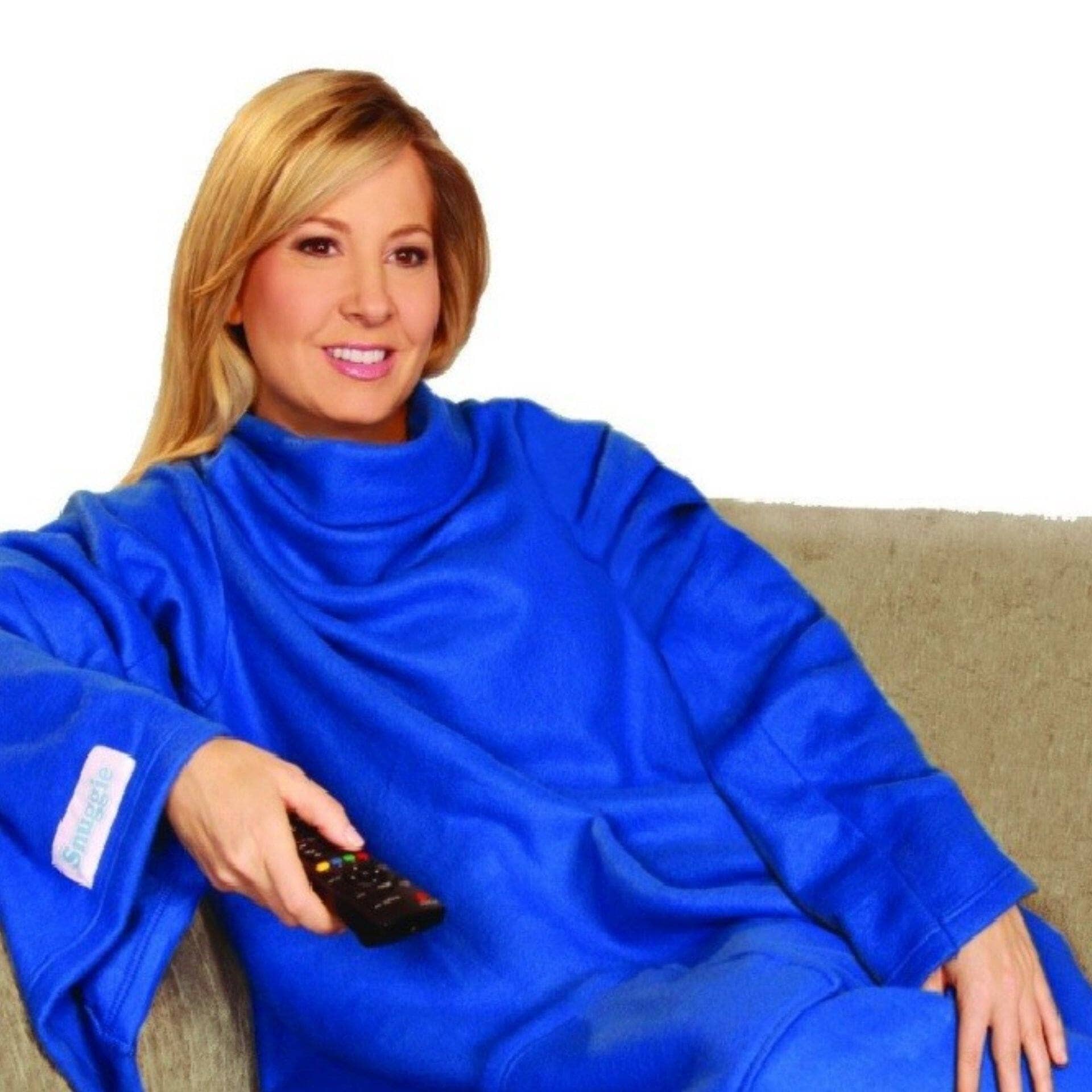Snuggie® The Original Wearable Blanket Simple Showcase Blue 