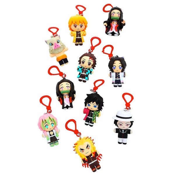 3D Demon Slayer Anime Character Clip Hanger Blind Bags (1pc) Simple magazineracksdirect 