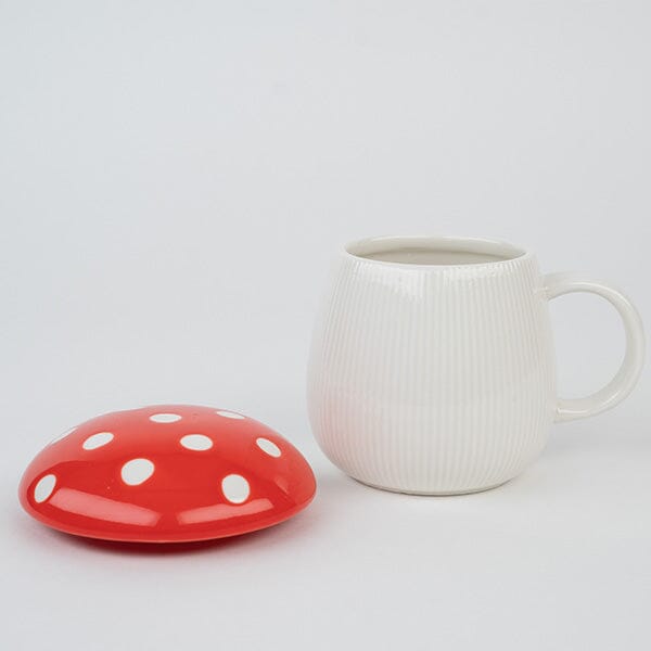 Mugshroom: Whimsical Mug w/ Lid Simple magazineracksdirect 