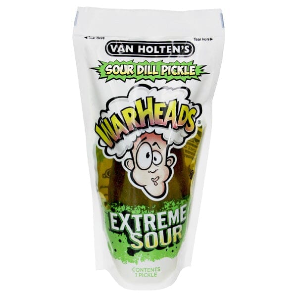 Van Holten's Pouched Pickles: Jumbo Size | Multiple Flavors Showcase NEW! Warhead Extreme Sour Pickle 