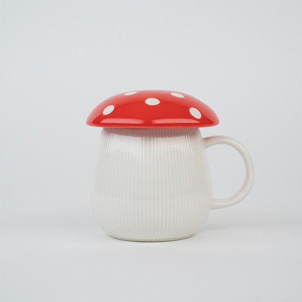 Mugshroom: Whimsical Mug w/ Lid Simple magazineracksdirect 