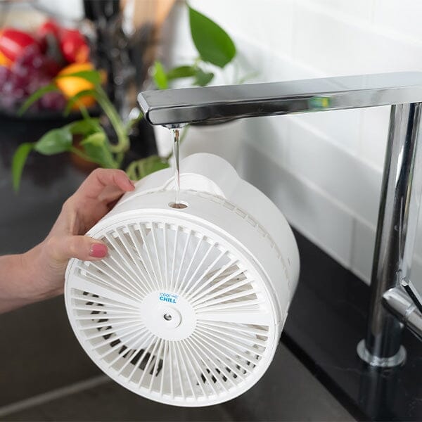 Cool Chill Telescopic Rotating & Misting Fan | Pre-Order Preorder magazineracksdirect 