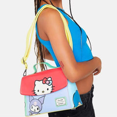 Sanrio's Hello Kitty & Friends: Color Block Crossbody Bag Simple magazineracksdirect 