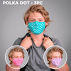 Quantum 2-Ply Cotton Kids Face Mask (Set of 3 Masks)