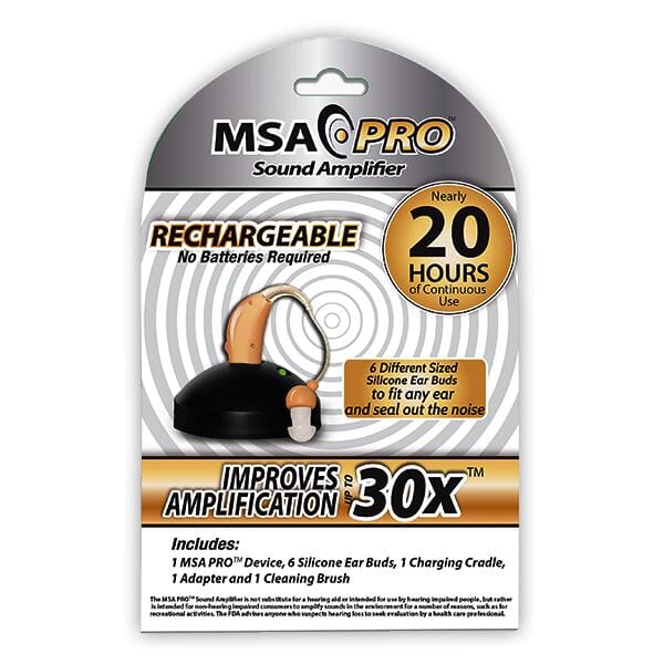 MSA Pro 30X® Sound Amplifier Hearing Aid Simple Shopatshowcase 