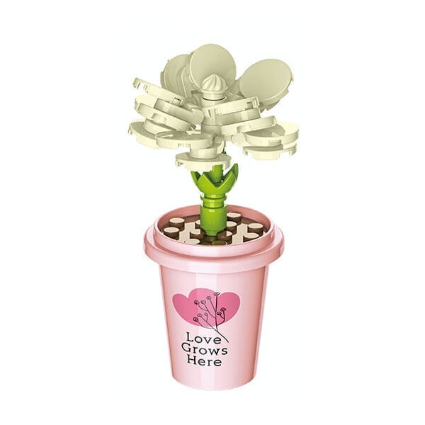 DIY Botanical Building Block Sets: Collectible Assorted Mini Pots Simple magazineracksdirect 