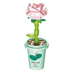 DIY Botanical Building Block Sets: Collectible Assorted Mini Pots Simple magazineracksdirect 