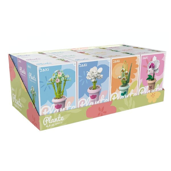 DIY Botanical Building Block Sets: Collectible Assorted Mini Pots Simple magazineracksdirect 