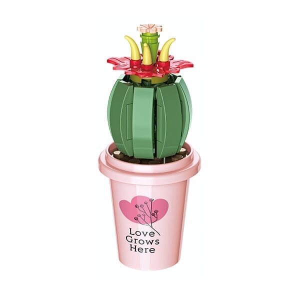 DIY Botanical Building Block Sets: Collectible Assorted Mini Pots Simple magazineracksdirect 