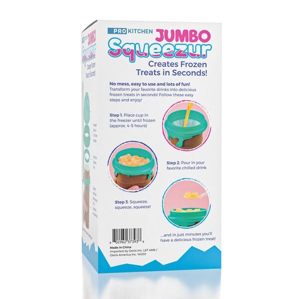 JUMBO ProKitchen Squeezur  Instant Slushie Maker Cup (Incl. Straw