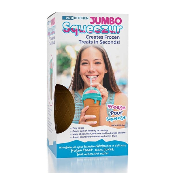 JUMBO ProKitchen Squeezur | Instant Slushie Maker Cup (Incl. Straw/Spoon & Lid) | Pre-Order Preorder magazineracksdirect 