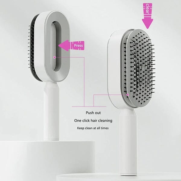 WOW ClickiClean: The Self-Cleaning Hairbrush | As Seen On Social! Simple Showcase 