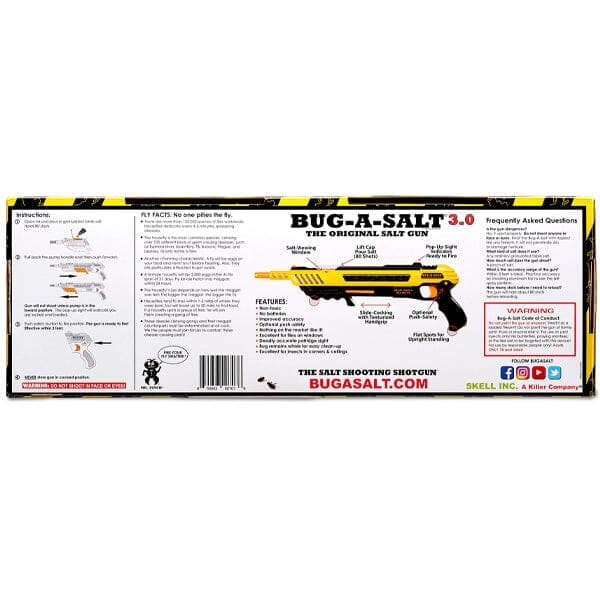 The BUG-A-SALT Original Salt Gun Fly Swatter 