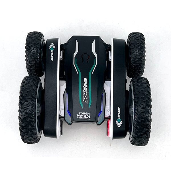 Tough Trax Tornado | Remote Control Stunt Car w/ Double-Sided Driving! Simple magazineracksdirect 