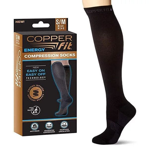 Copper Fit® Energy Compression Knee-High Unisex Socks (1 Pair