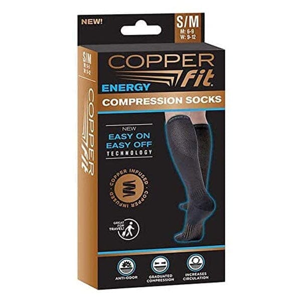 Copper Fit® Energy Compression Knee-High Unisex Socks (1 Pair) – Showcase