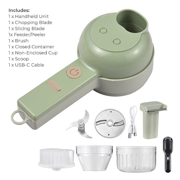 ProKitchen Chopkly | 4-in-1 Handheld Electric Food Processor Simple magazineracksdirect 