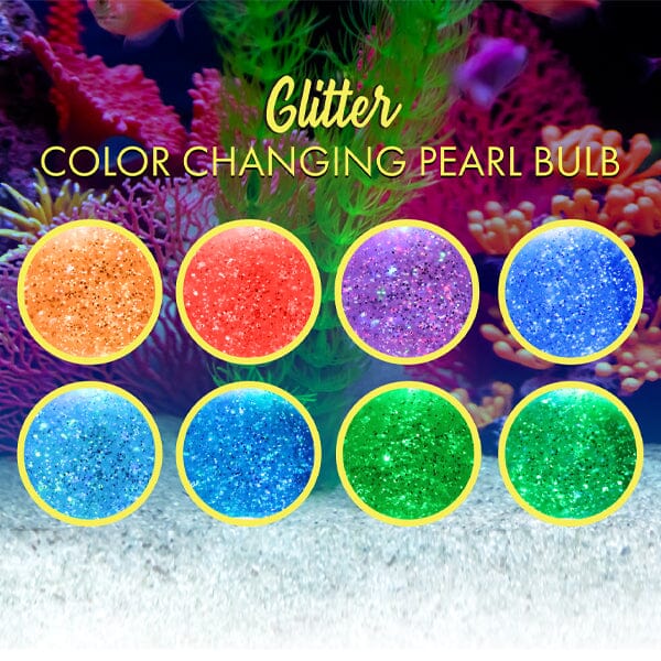 LED Color-Changing Clam Shell Glitter Lamp Simple magazineracksdirect 