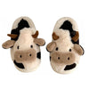 Cartoon Cow Plush Slippers | As Seen On Social
