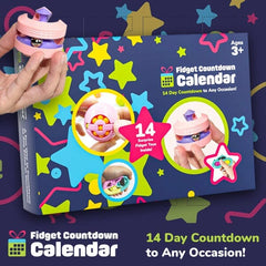 14 Day Fidget Toy Countdown Calendar (14pcs) Simple magazineracksdirect 