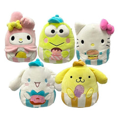 Squishmallows Plush Toys | 8" Hello Kitty & Friends Food Truck Collection | My Melody w/ Taco Simple magazineracksdirect 