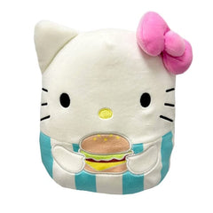 Squishmallows Plush Toys | 8" Hello Kitty & Friends Food Truck Collection | Hello Kitty w/ Burger Simple magazineracksdirect 