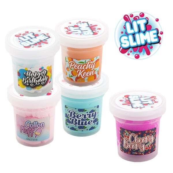 LIT Slime (7.1oz) Novelty Fidget Putty | Multiple Styles Simple magazineracksdirect 