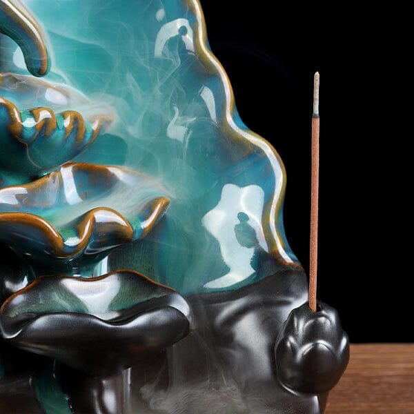 Magi-Falls Ceramic Backflow Incense Smoke Waterfall • Showcase
