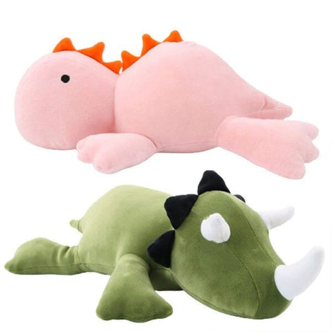 Weighted Plushies | Original Pink or Green Dinosaur | As Seen On Social