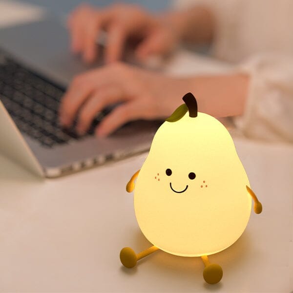 Peari: The Adorable Decorative Pear Night Light | 7 Color Modes Simple magazineracksdirect 