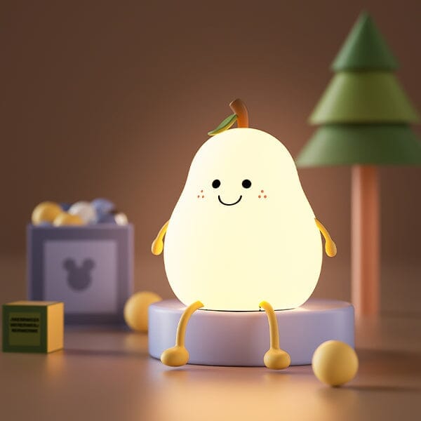 Peari: The Adorable Decorative Pear Night Light | 7 Color Modes Simple magazineracksdirect 