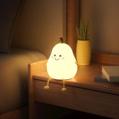 Peari: The Adorable Decorative Pear Night Light | 7 Color Modes Simple Showcase 