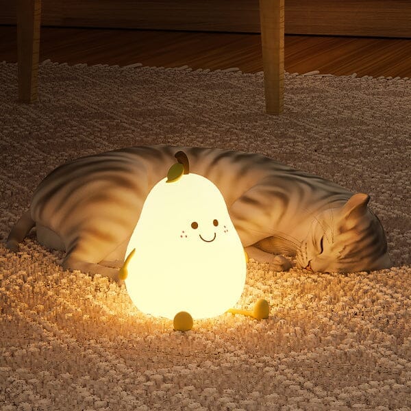 Peari: The Adorable Decorative Pear Night Light | 7 Color Modes Simple magazineracksdirect 