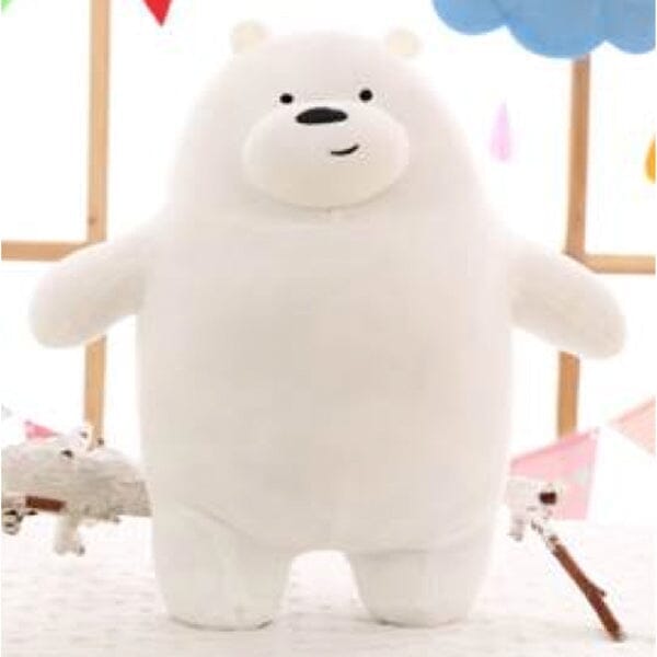 Weighted Plushies | As Seen On TikTok! | NEW Styles! Simple Showcase NEW! Polar Bear [Pre-Order] 