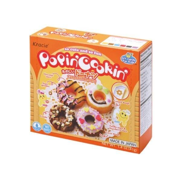 Kracie Popin' Cookin' DIY Candy Kits | Multiple Styles Simple magazineracksdirect Tanoshii Donut Kit 