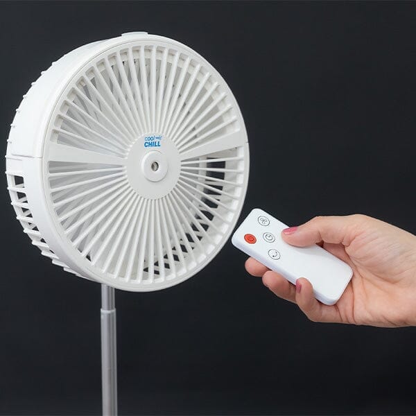 Cool Chill Telescopic Rotating & Misting Fan | Pre-Order Preorder magazineracksdirect 