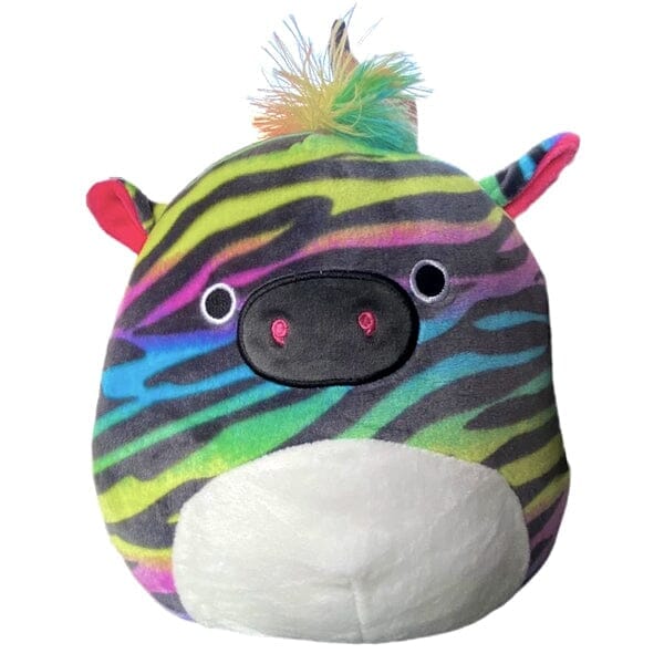 Squishmallows Super Soft Plush Toys | 8" Colorful Crew | Safiyah The Zebra Simple magazineracksdirect 