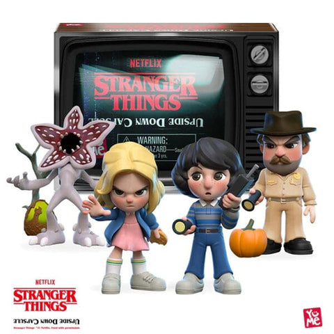 Stranger Things Upside Down Mystery Capsule By YuMe | Collectible Figurine & Trading Cards