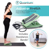 Quantum™ Adjust-A-Stretch | Adjustable Leg Stretcher Slant Board | BONUS Resistance Bands!