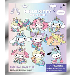 3D Hello Kitty & Friends Character Magnet Series 4 Blind Bags (1pc) Simple Showcase 